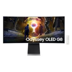 Εικόνα της Οθόνη Samsung Odyssey G8 G85SD 34" Curved OLED Ultra WQHD 175Hz HDR LS34DG850SUXDU