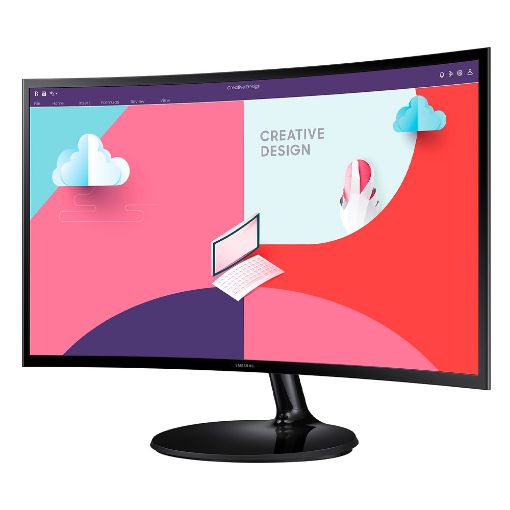 Εικόνα της Οθόνη Samsung Essential S3 24'' Curved VA Full HD LS24D364GAUXEN
