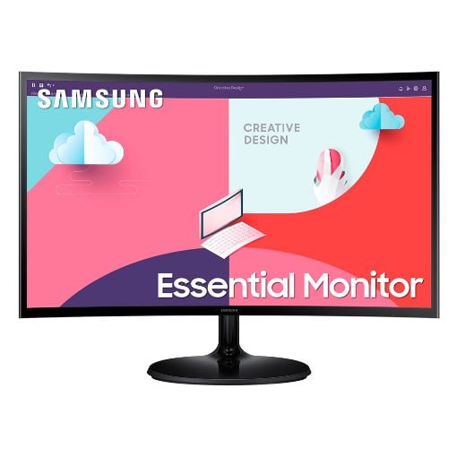 Εικόνα της Οθόνη Samsung Essential S3 24'' Curved VA Full HD LS24D364GAUXEN