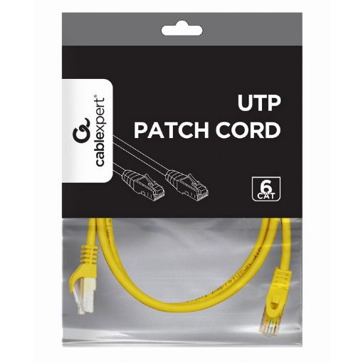 Εικόνα της Καλώδιο Δικτύου Cablexpert U/UTP Cat.6 1m Yellow PP6U-1M/Y