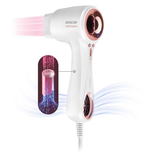 Εικόνα της Σεσουάρ Μαλλιών Sencor 900W High-Speed Λευκό SHD 9000RS