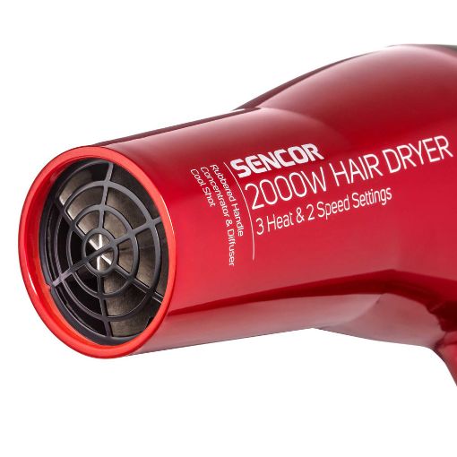 Εικόνα της Σεσουάρ Μαλλιών Sencor 2000W Κόκκινο SHD 6701RD
