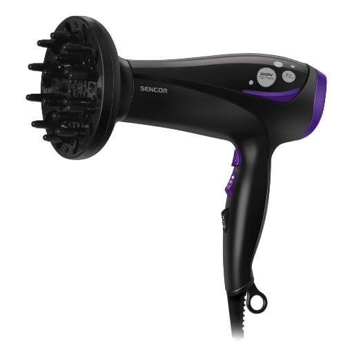 Εικόνα της Σεσουάρ Μαλλιών Sencor 2200W με 3 Επίπεδα Ισχύος Μαύρο SHD 108VT