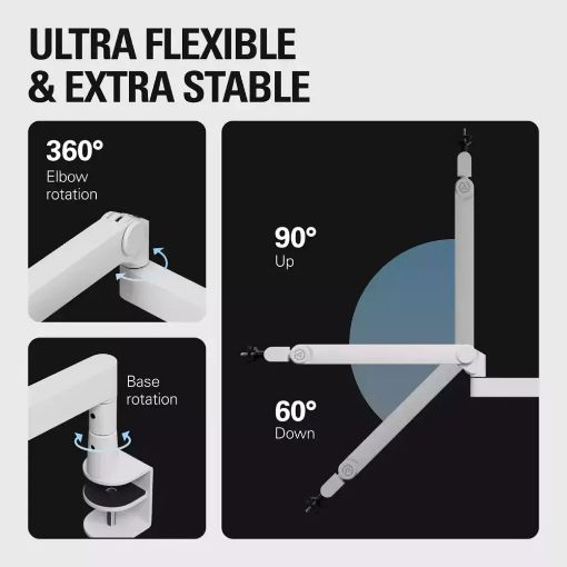 Εικόνα της Elgato Wave Mic Arm Pro White 10AAT9911