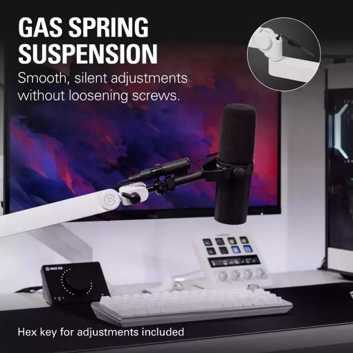 Εικόνα της Elgato Wave Mic Arm Pro White 10AAT9911