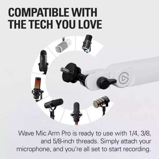 Εικόνα της Elgato Wave Mic Arm Pro White 10AAT9911