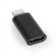 Εικόνα της Adapter Cablexpert USB-C female to Lighting 8-pin male Black A-USB-CF8PM-01