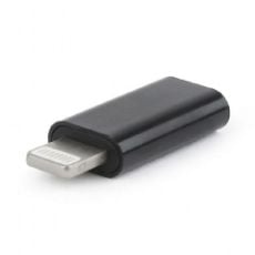 Εικόνα της Adapter Cablexpert USB-C female to Lighting 8-pin male Black A-USB-CF8PM-01