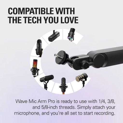 Εικόνα της Elgato Wave Mic Arm Pro Black 10AAT9901