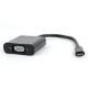 Εικόνα της Adapter Cablexpert USB-C Male to VGA Female Black AB-CM-VGAF-01