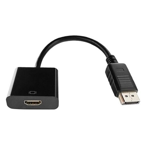 Εικόνα της Adapter Cablexpert DisplayPort male to HDMI female Μαύρο A-DPM-HDMIF-002