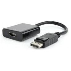 Εικόνα της Adapter Cablexpert DisplayPort male to HDMI female Μαύρο A-DPM-HDMIF-002