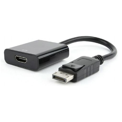Εικόνα της Adapter Cablexpert DisplayPort male to HDMI female Μαύρο A-DPM-HDMIF-002