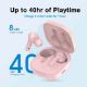 Εικόνα της True Wireless Earbuds QCY T13 Pink 6957141406922