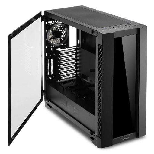 Εικόνα της Sharkoon Elite Shark CA200G RGB Tempered Glass Black