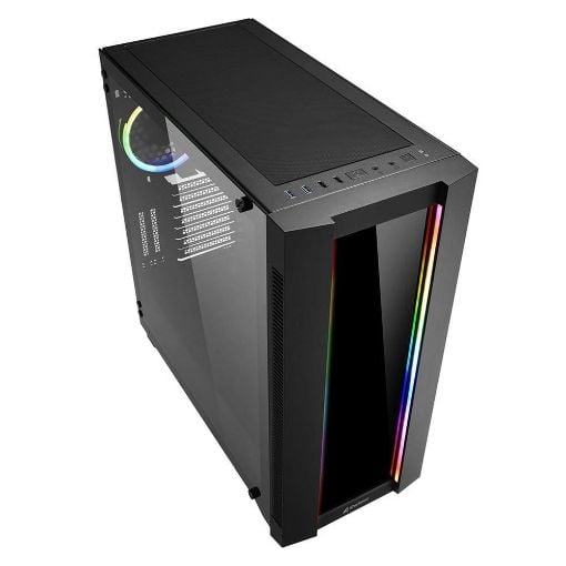 Εικόνα της Sharkoon Elite Shark CA200G RGB Tempered Glass Black