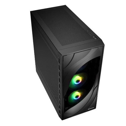 Εικόνα της Sharkoon Rebel C80M RGB Tempered Glass Black
