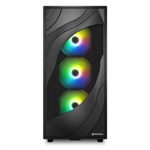Εικόνα της Sharkoon Rebel C80M RGB Tempered Glass Black