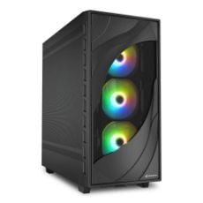 Εικόνα της Sharkoon Rebel C80M RGB Tempered Glass Black