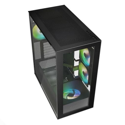 Εικόνα της Sharkoon Rebel C60 RGB Tempered Glass Black