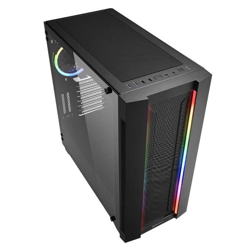 Εικόνα της Sharkoon Elite Shark CA200M RGB Tempered Glass Black