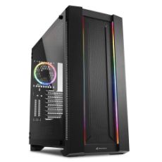 Εικόνα της Sharkoon Elite Shark CA200M RGB Tempered Glass Black