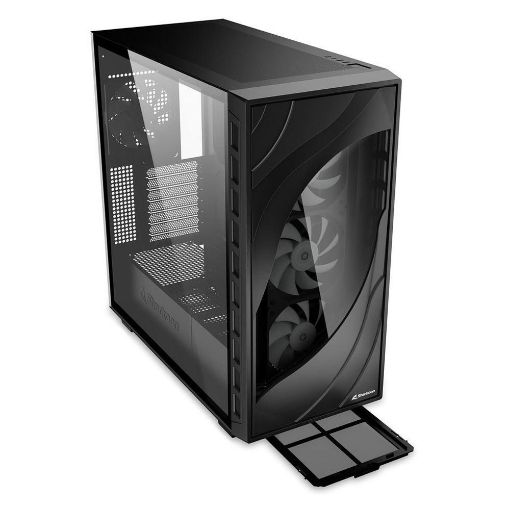 Εικόνα της Sharkoon Rebel C80G RGB Tempered Glass Black