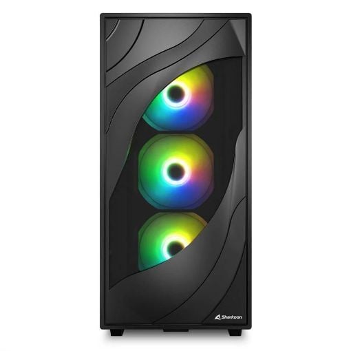 Εικόνα της Sharkoon Rebel C80G RGB Tempered Glass Black