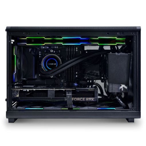 Εικόνα της Lian Li Dan Cases A3-mATX All Mesh Steel-Fabric Wood Edition G99.A3X-WD.00