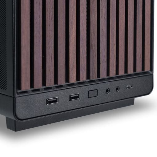 Εικόνα της Lian Li Dan Cases A3-mATX All Mesh Steel-Fabric Wood Edition G99.A3X-WD.00