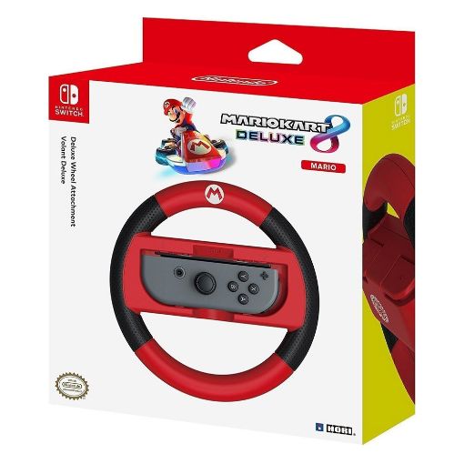 Εικόνα της Hori Mario Kart 8 Deluxe Wheel Attachment for Nintendo Switch (Mario) NSW-054U