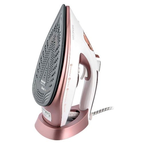 Εικόνα της Σίδερο Ατμού Sencor 3100W Λευκό/Kαφέ SSI 3520RS