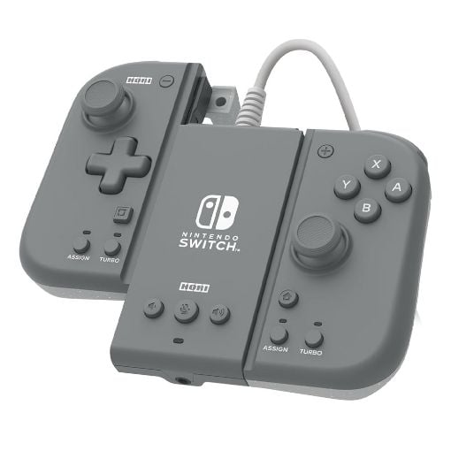Εικόνα της Hori Split Pad Compact Attachment Set for Nintendo Switch OLED/ Switch Slate Grey NSW-426U