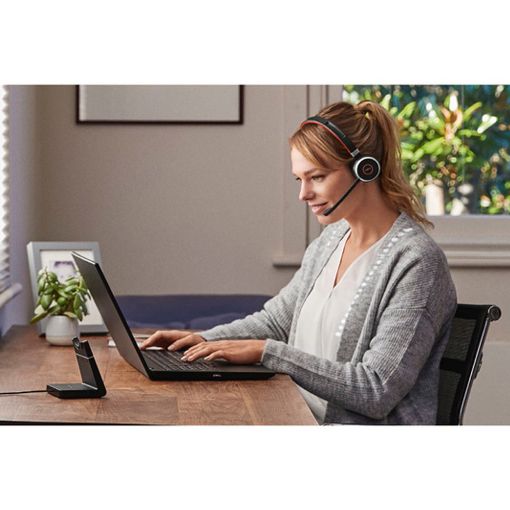 Εικόνα της Headset Jabra Evolve 65 SE UC Mono Link390a USB-A with Charging Stand Black 6593-833-499