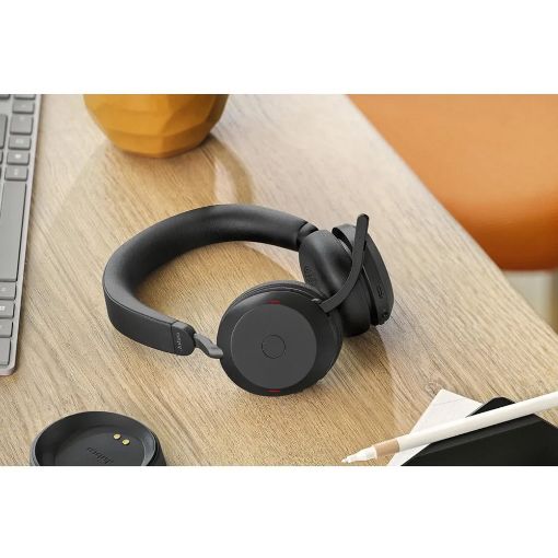 Εικόνα της Headset Jabra Evolve2 75 UC USB-C with Charging Stand Black 27599-989-889