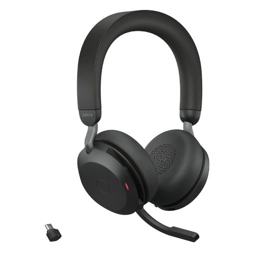 Εικόνα της Headset Jabra Evolve2 75 UC USB-C with Charging Stand Black 27599-989-889