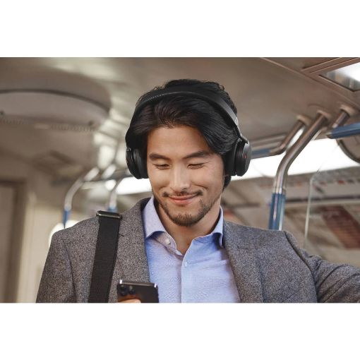 Εικόνα της Headset Jabra Evolve2 75 MS USB-C with Charging Stand Black 27599-999-889