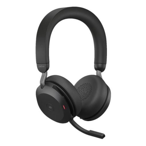 Εικόνα της Headset Jabra Evolve2 75 MS USB-C with Charging Stand Black 27599-999-889