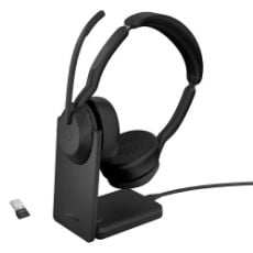 Εικόνα της Headset Jabra Evolve2 55 UC Stereo USB-A with Charging Stand Black 25599-989-989