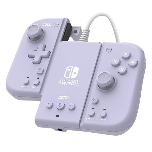 Εικόνα της Hori Split Pad Compact Attachment Set for Nintendo Switch OLED/ Switch Lavander NSW-428U