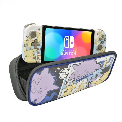 Εικόνα της Hori Cargo Pouch Compact for Nintendo Switch/ Switch Lite Pikachu, Gengar & Mimikyu NSW-412U