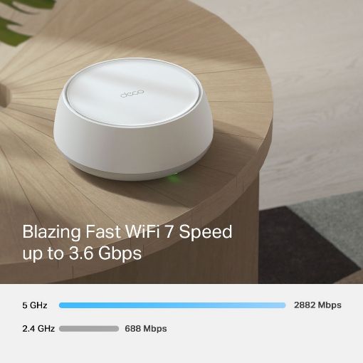 Εικόνα της Access Point Tp-Link Deco BE25 BE3600 Dual-Band Mesh WiFi 7 System (3-Pack)