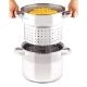 Εικόνα της Κατσαρόλα Lamart Pasta με Σουρωτήρι 24cm 8lt Silver LTSS2417
