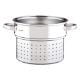Εικόνα της Κατσαρόλα Lamart Pasta με Σουρωτήρι 24cm 8lt Silver LTSS2417