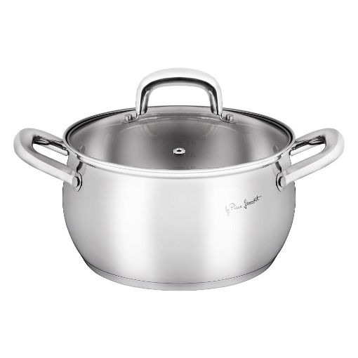Εικόνα της Ανοξείδωτη Κατσαρόλα Lamart Shape 3,6lt 20cml Silver LT1160