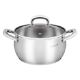 Εικόνα της Ανοξείδωτη Κατσαρόλα Lamart Shape 3,6lt 20cml Silver LT1160