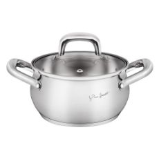 Εικόνα της Ανοξείδωτη Κατσαρόλα Lamart Shape 1.8lt 16cml Silver LT1158