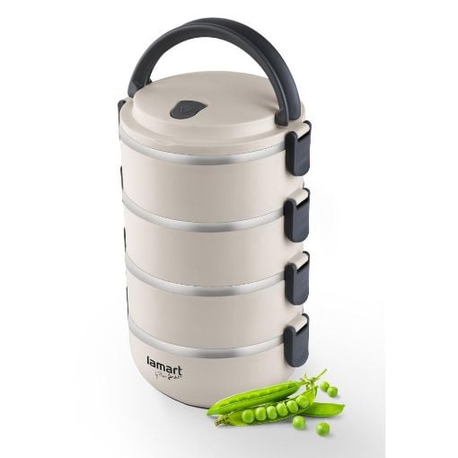 Εικόνα της Φαγητοδοχείο Lunchbox Lamart Temp 2.4lt Beige LT6024