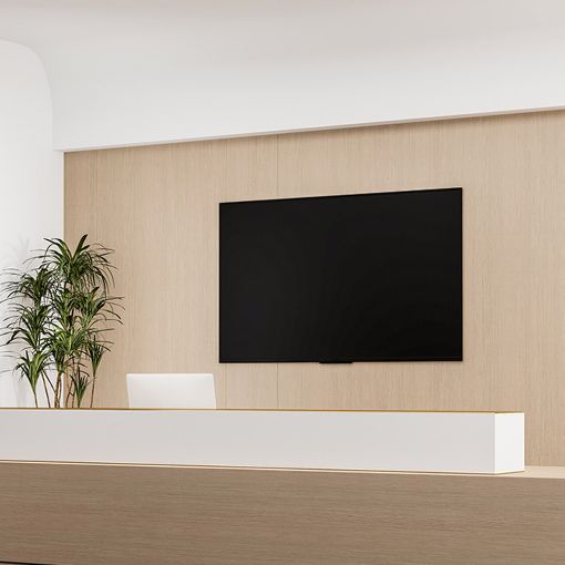 Εικόνα της Επιτοίχια Βάση Τηλεόρασης Neomounts Ultra-Flat 43-85" Fixed Black WL30-265BL1