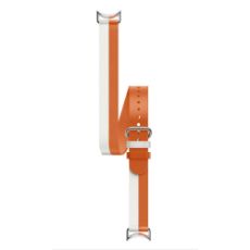 Εικόνα της Xiaomi Smart Band 9 Dual-Tone Leather Strap White/Orange BHR8724GL